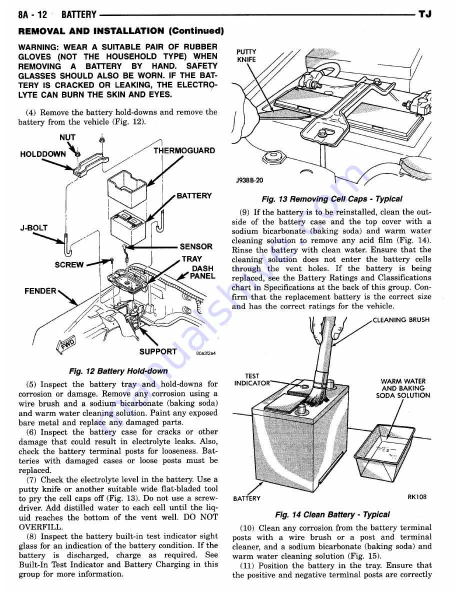 Jeep Wrangler 1997 Manual Download Page 254