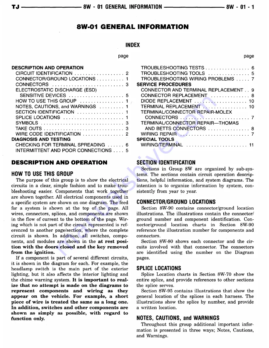 Jeep Wrangler 1997 Manual Download Page 395