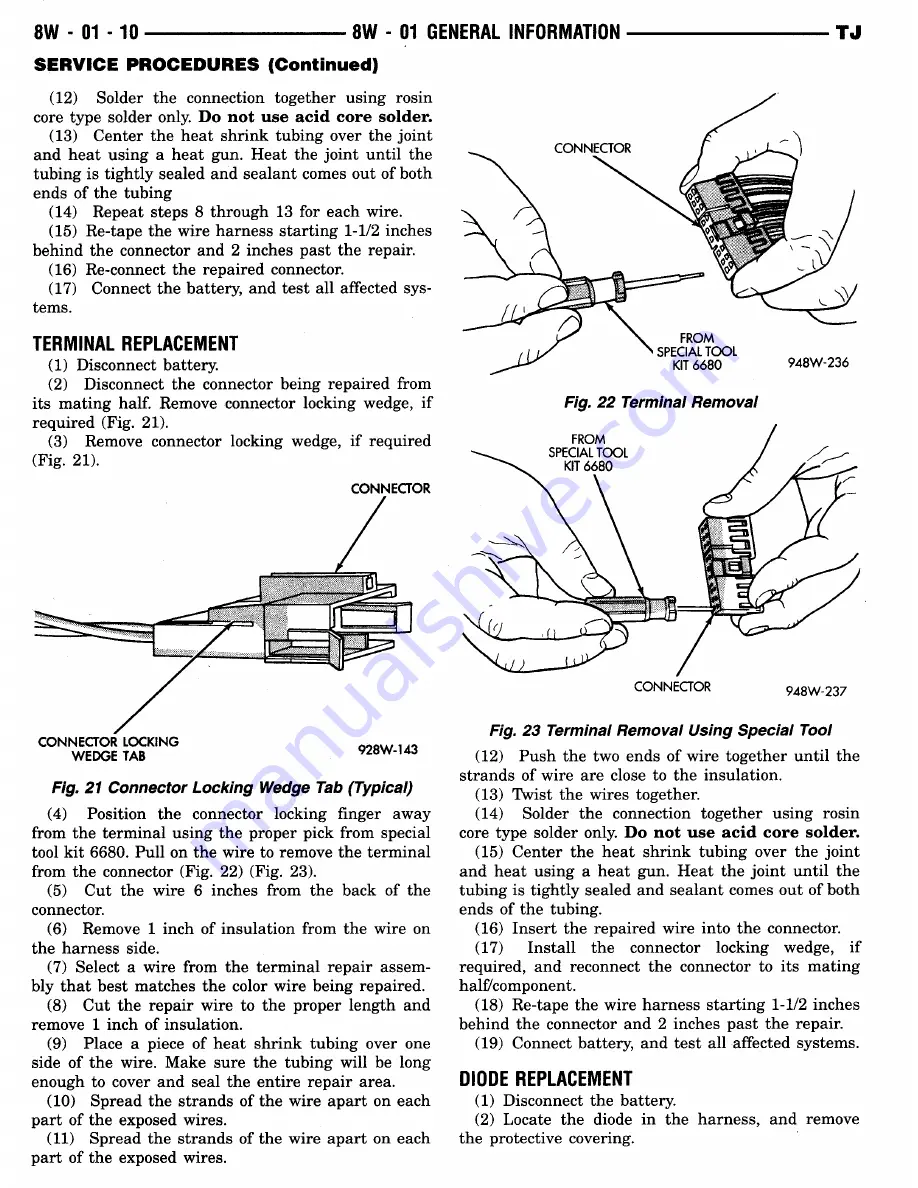 Jeep Wrangler 1997 Manual Download Page 404