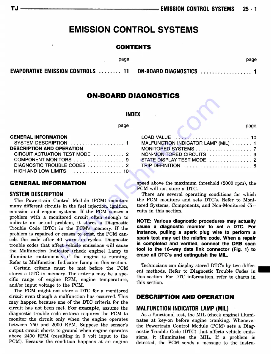 Jeep Wrangler 1997 Manual Download Page 649