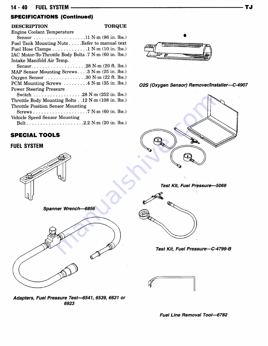 Jeep Wrangler 1997 Скачать руководство пользователя страница 812