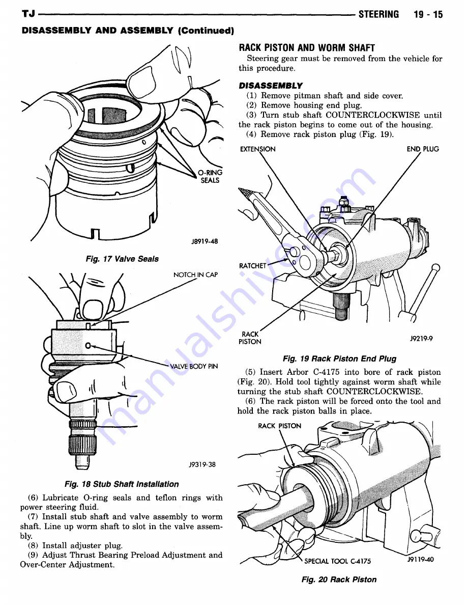 Jeep Wrangler 1997 Manual Download Page 827