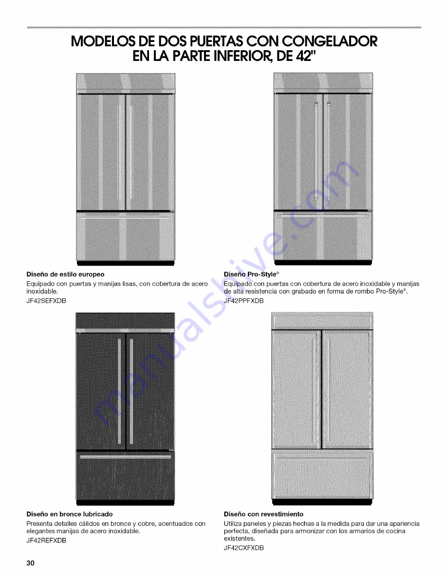 Jenn-Air JB36SEFXRB Installation Instructions Manual Download Page 30