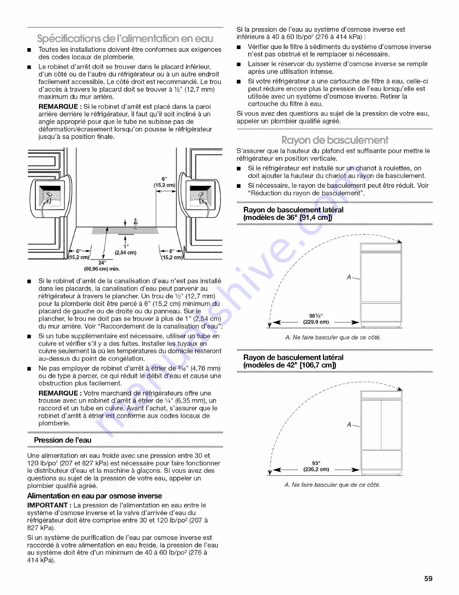 Jenn-Air JB36SEFXRB Installation Instructions Manual Download Page 59