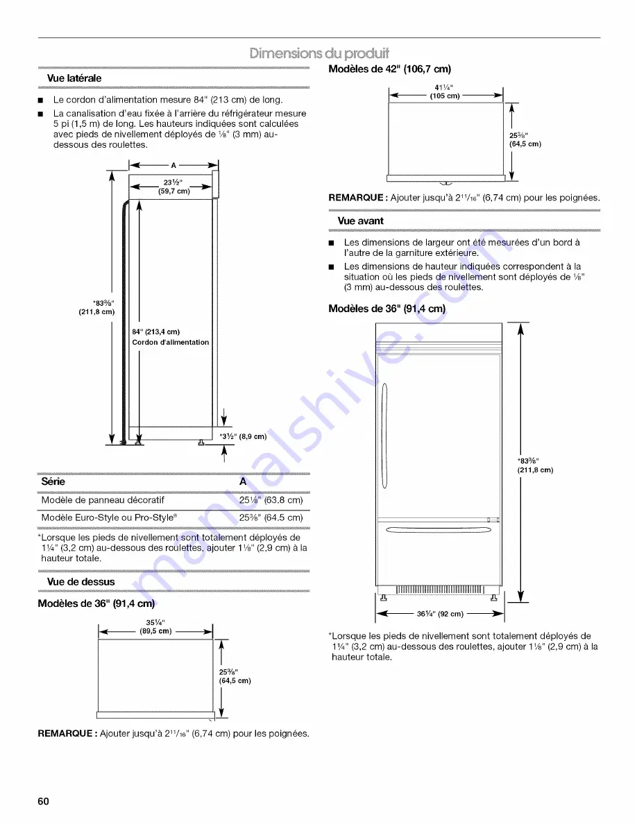 Jenn-Air JB36SEFXRB Installation Instructions Manual Download Page 60