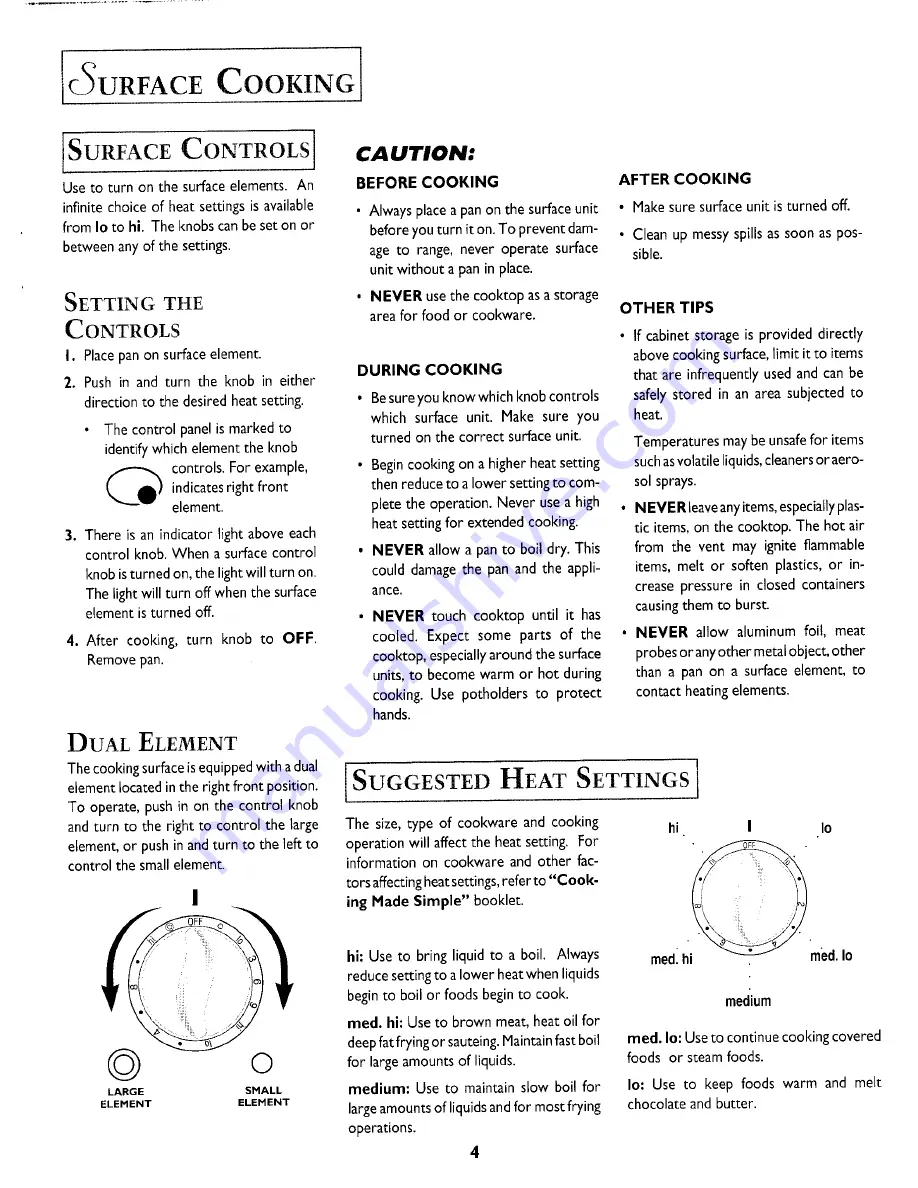 Jenn-Air JES8750 User Manual Download Page 5