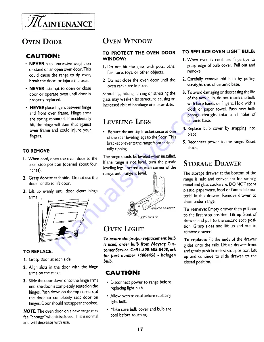 Jenn-Air JES8750 User Manual Download Page 17