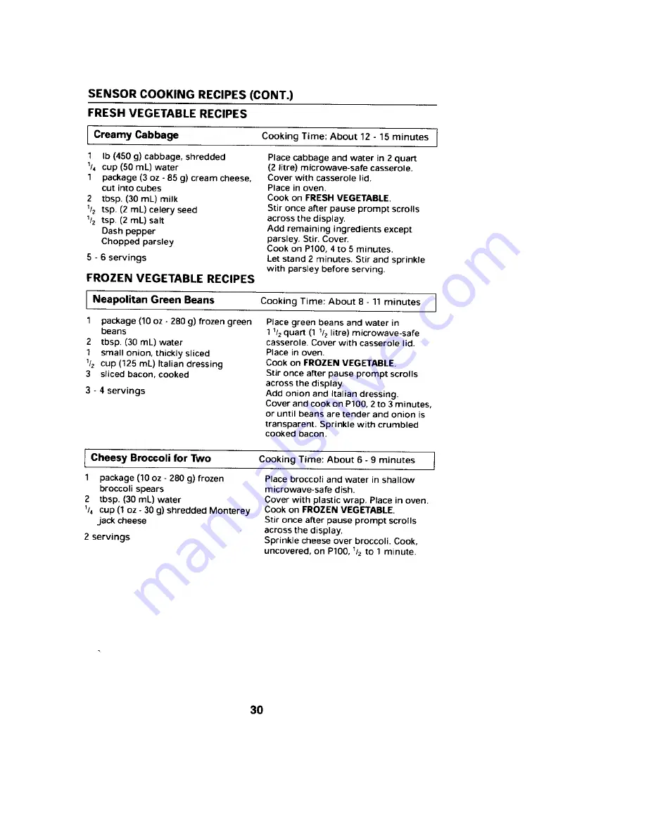 Jenn-Air JMV8100AA User Manual Download Page 30