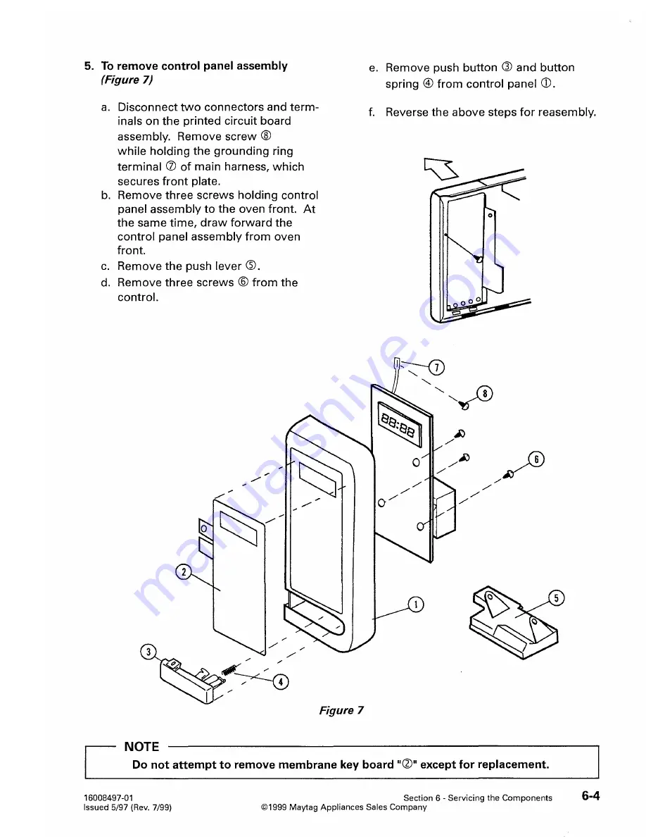 Jenn-Air M170 Service Manual Download Page 26