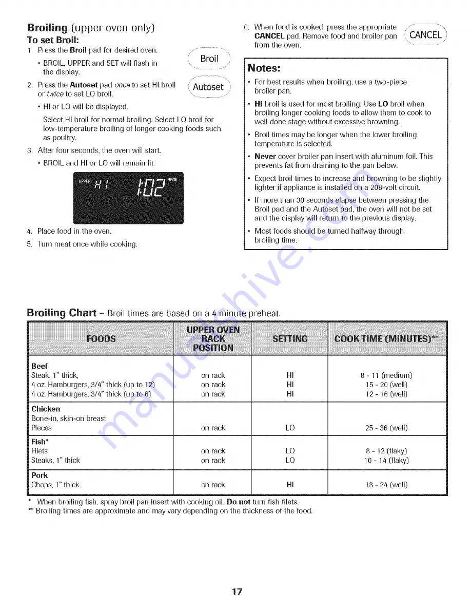 Jenn-Air Pro-Style JGR8890ADP14 Use & Care Manual Download Page 18