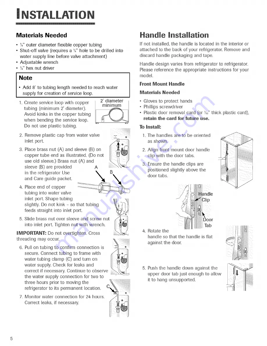 Jenn-Air REFRIGERATOR Use & Care Manual Download Page 6