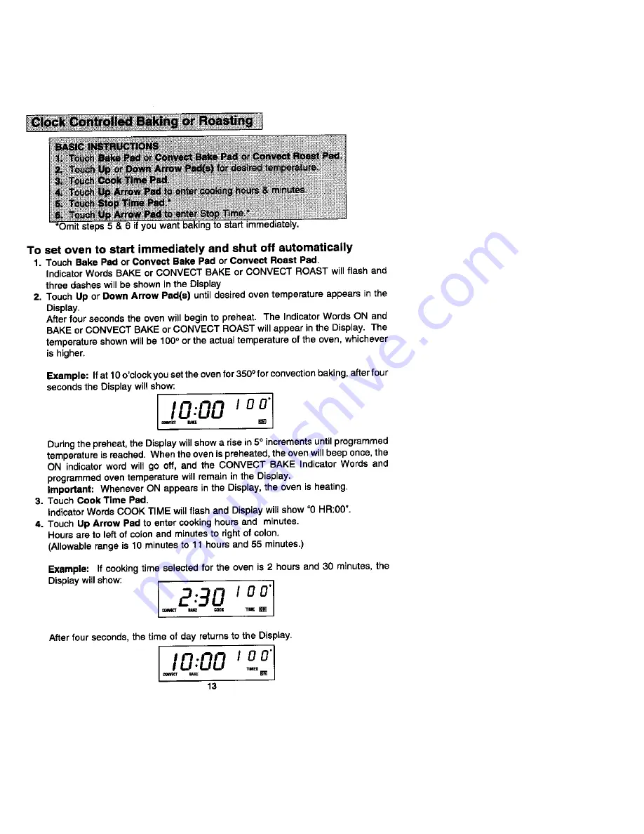 Jenn-Air W27100 Use And Care Manual Download Page 13