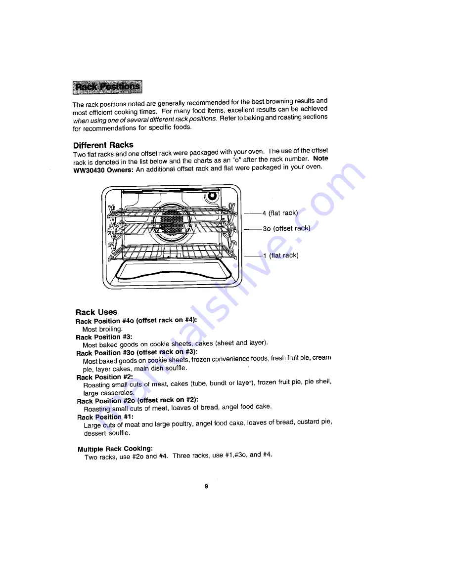 Jenn-Air W30400P User Manual Download Page 10