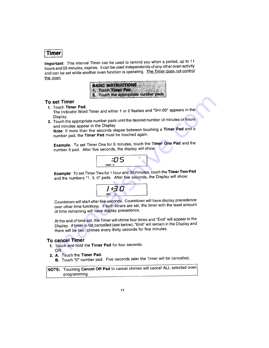 Jenn-Air W30400P User Manual Download Page 12