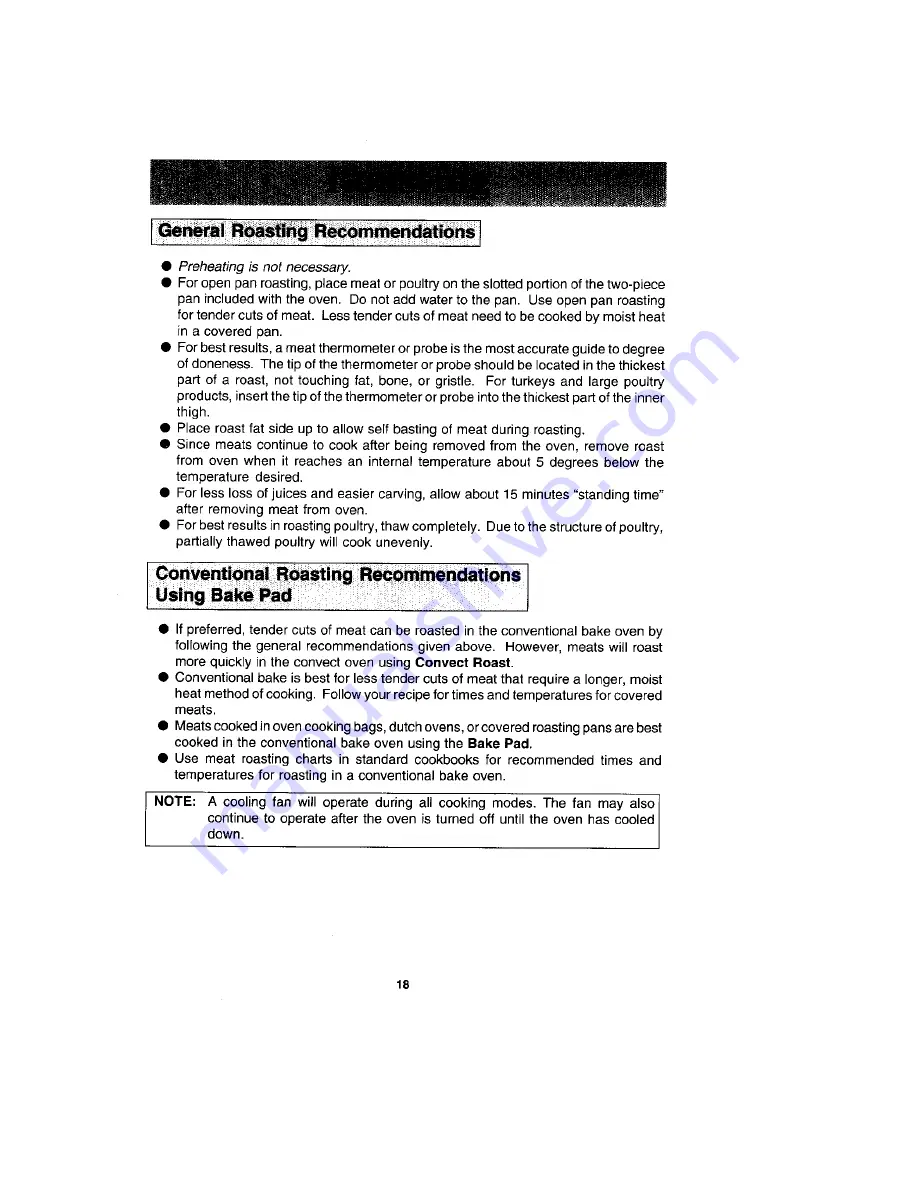 Jenn-Air W30400P User Manual Download Page 19