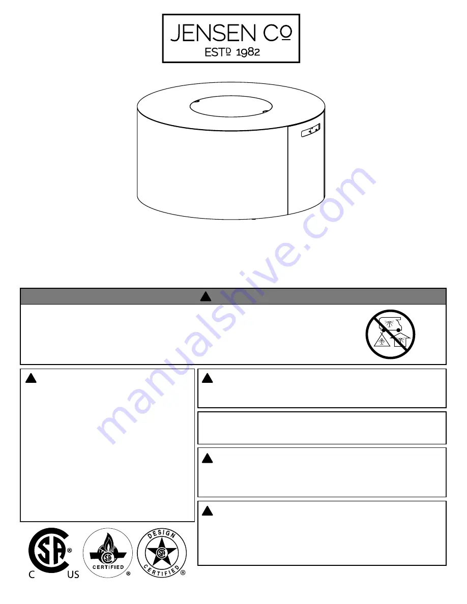 Jensen 2070LP Owner'S Manual Download Page 1