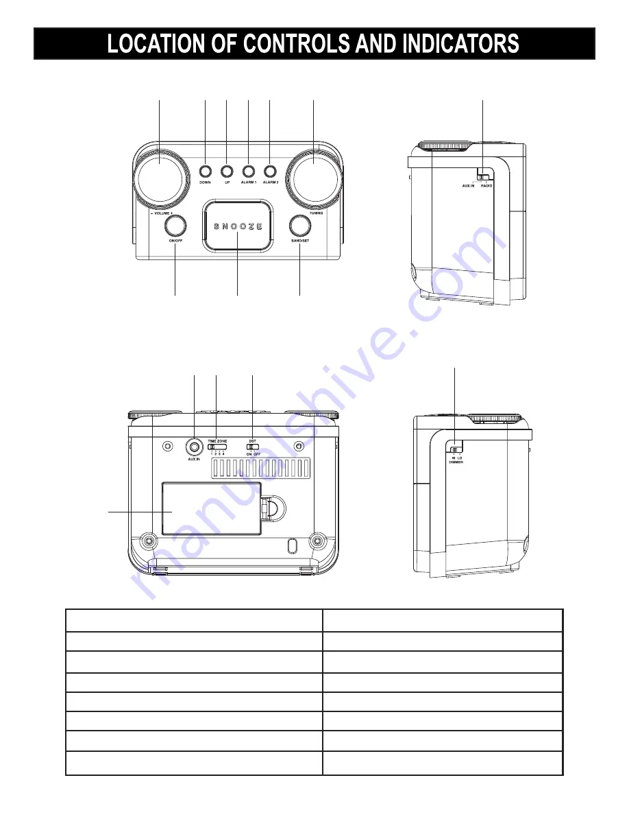 Jensen JCR-255 Instruction Manual Download Page 7