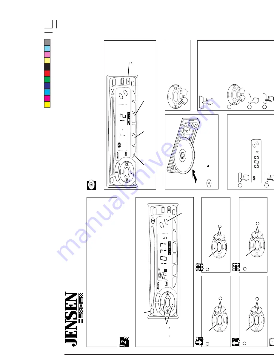 Jensen MCD 5110 Operation Download Page 3