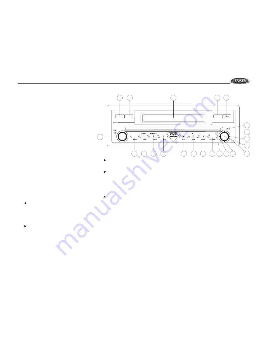 Jensen Mobile Multimedia AM/FM/DVD Receiver VM9410 Скачать руководство пользователя страница 7