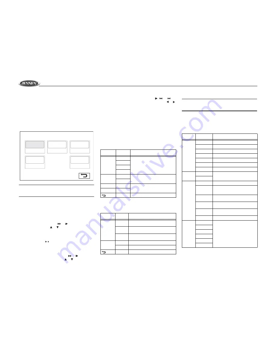 Jensen Mobile Multimedia AM/FM/DVD Receiver VM9410 Owner'S Manual Download Page 20