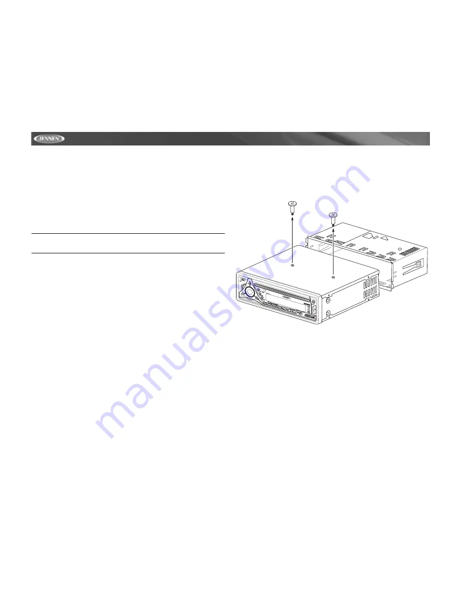 Jensen MP6211 - Radio / CD Instruction Manual Download Page 38