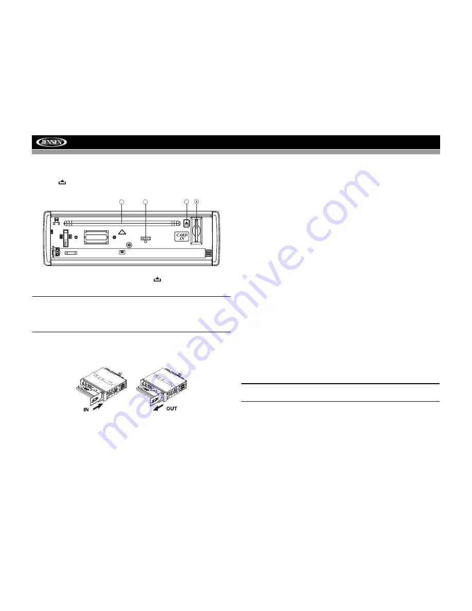 Jensen VM8013HD - Screen MultiMedia Receiver Installation And Operation Manual Download Page 18