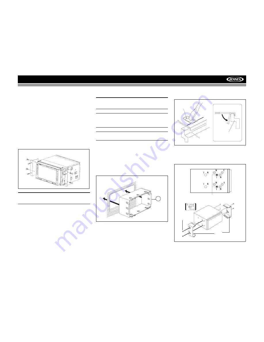 Jensen VM9022HDN - Touch Screen Double Din MultiMedia... Installation And Operation Manual Download Page 9