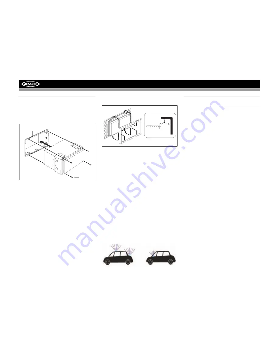 Jensen VM9022HDN - Touch Screen Double Din MultiMedia... Installation And Operation Manual Download Page 10