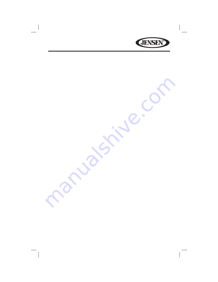 Jensen VM9215BT Operating Instructions Manual Download Page 5