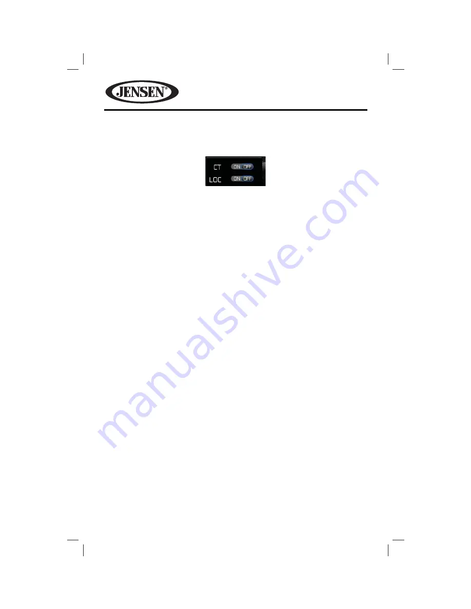 Jensen VM9215BT Operating Instructions Manual Download Page 36