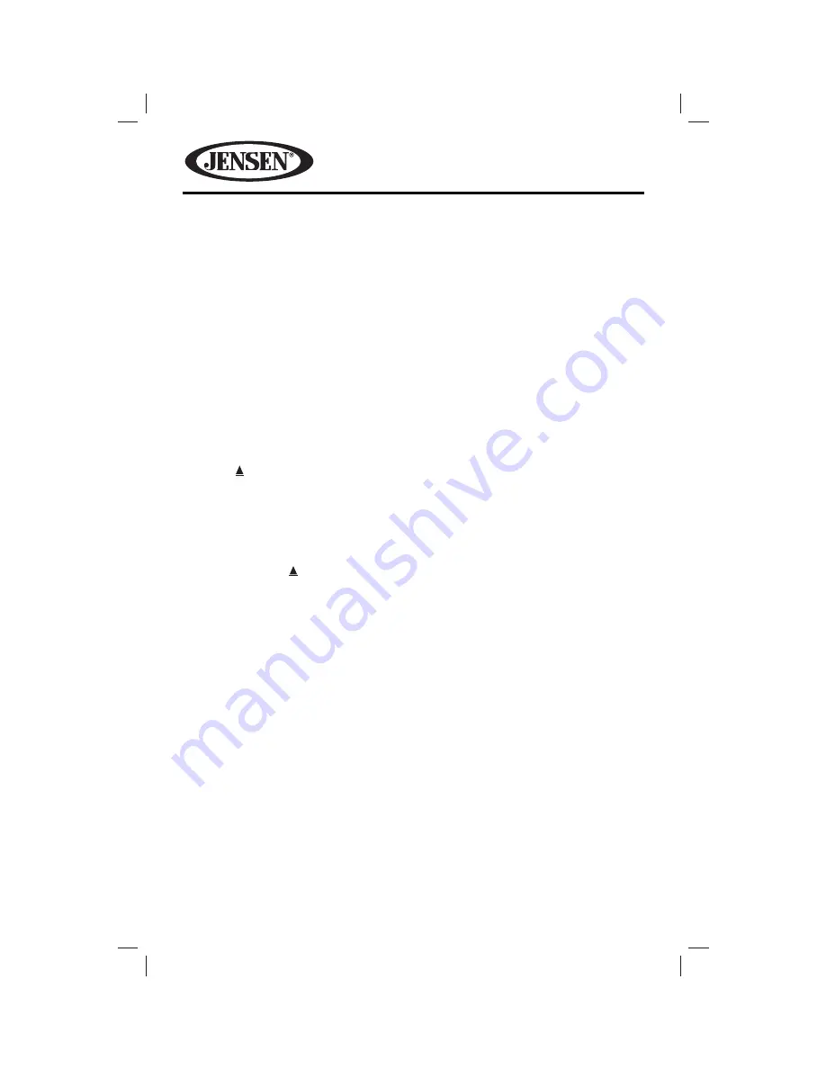 Jensen VM9215BT Operating Instructions Manual Download Page 42