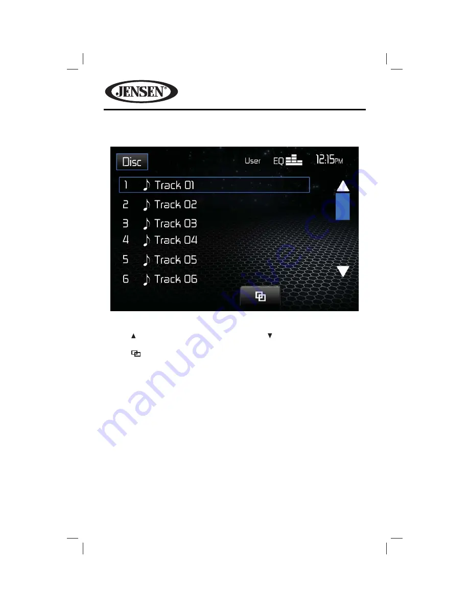 Jensen VM9215BT Operating Instructions Manual Download Page 48