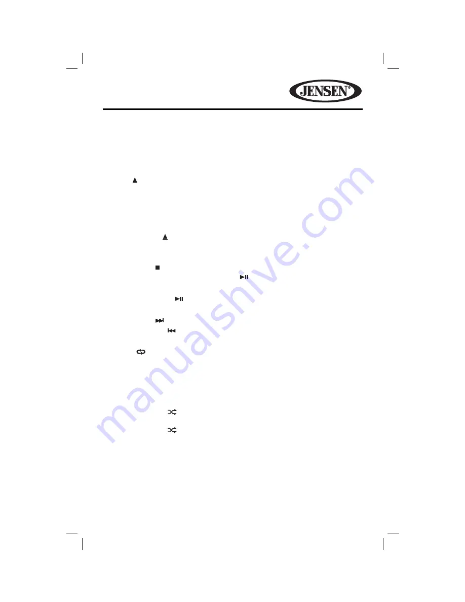 Jensen VM9215BT Operating Instructions Manual Download Page 49