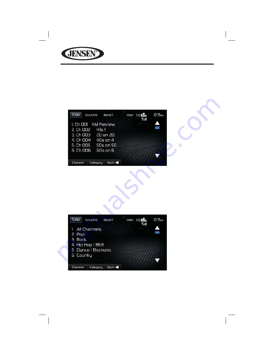 Jensen VM9215BT Operating Instructions Manual Download Page 80