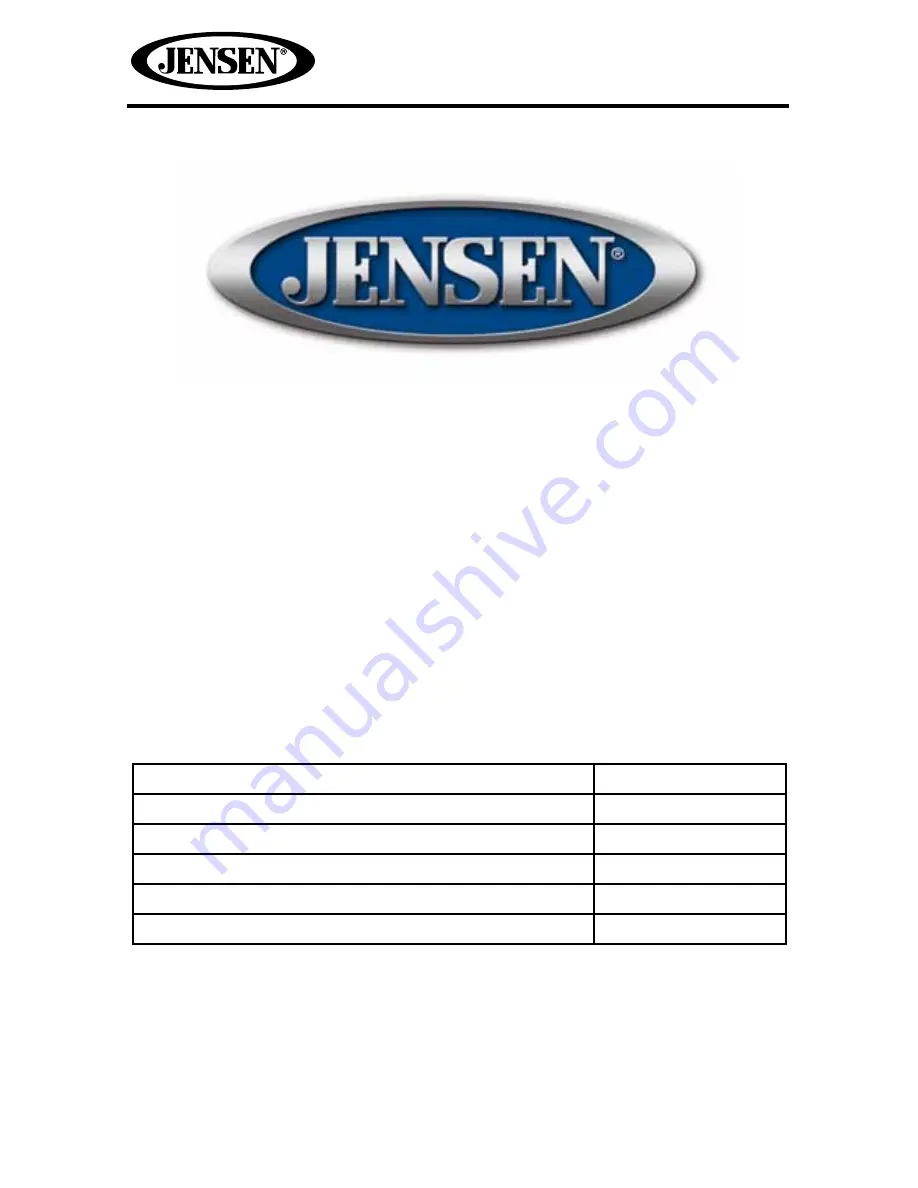 Jensen VM9226BT Operating Instructions Manual Download Page 76