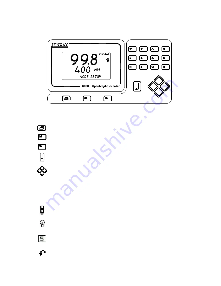 jenway 6405 Operating Manual Download Page 8