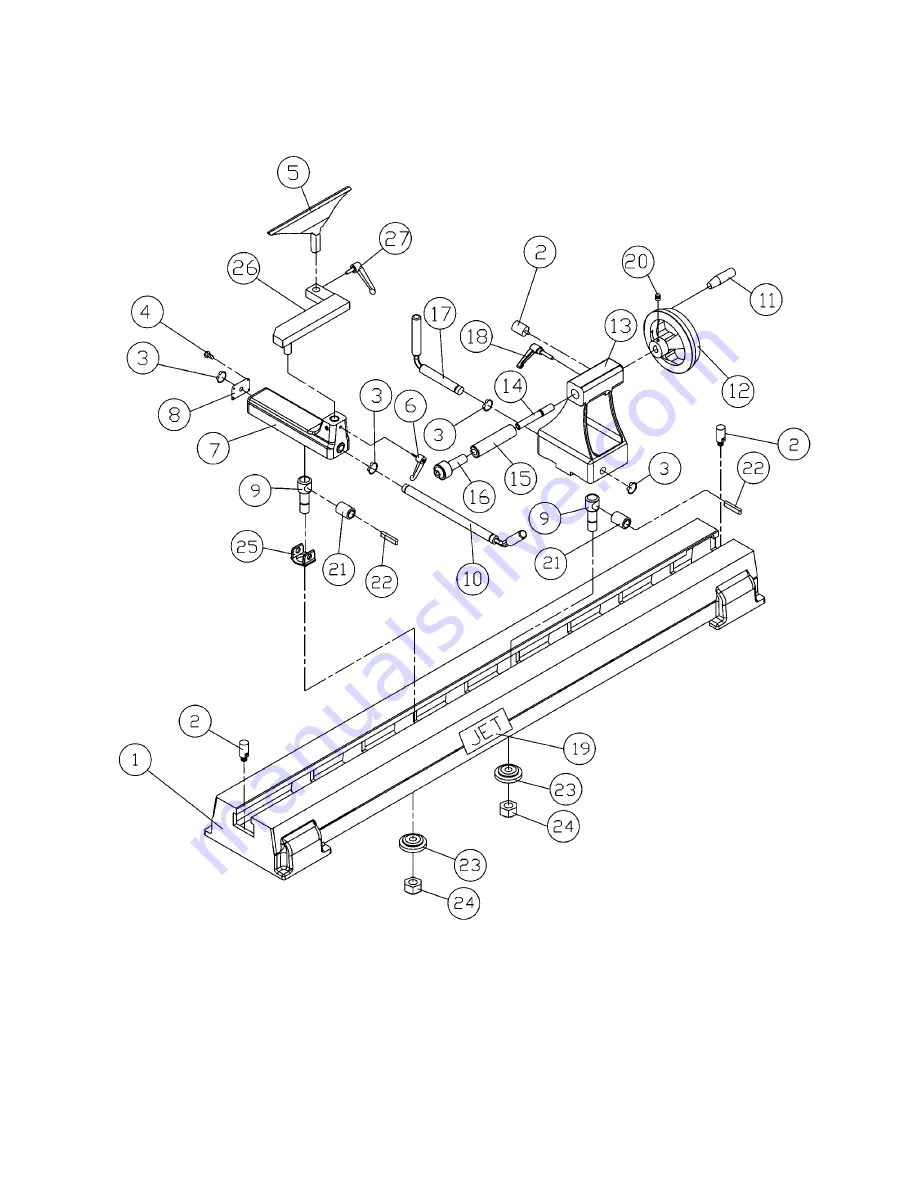 Jet JWL-1442VS Owner'S Manual Download Page 22