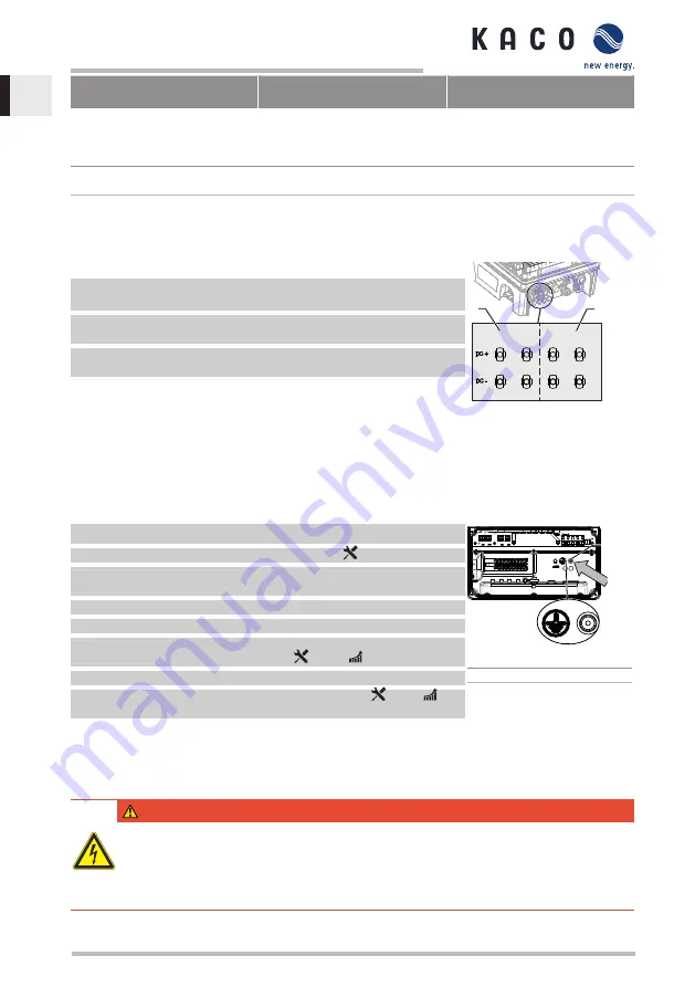 Kaco blueplanet 15.0 TL3 Quick Manual Download Page 8