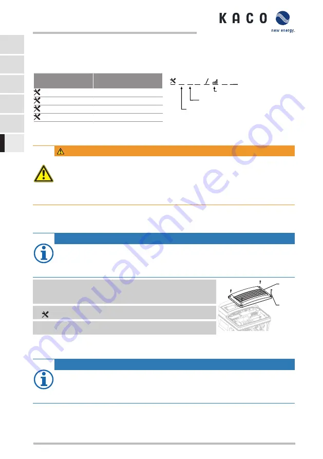 Kaco blueplanet 15.0 TL3 Quick Manual Download Page 52