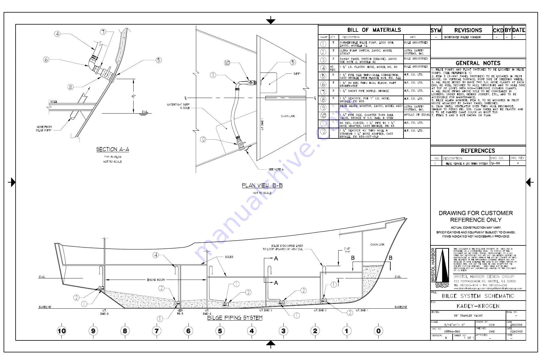 Kadey-Krogen Yachts 5814 Owner'S Manual Download Page 66