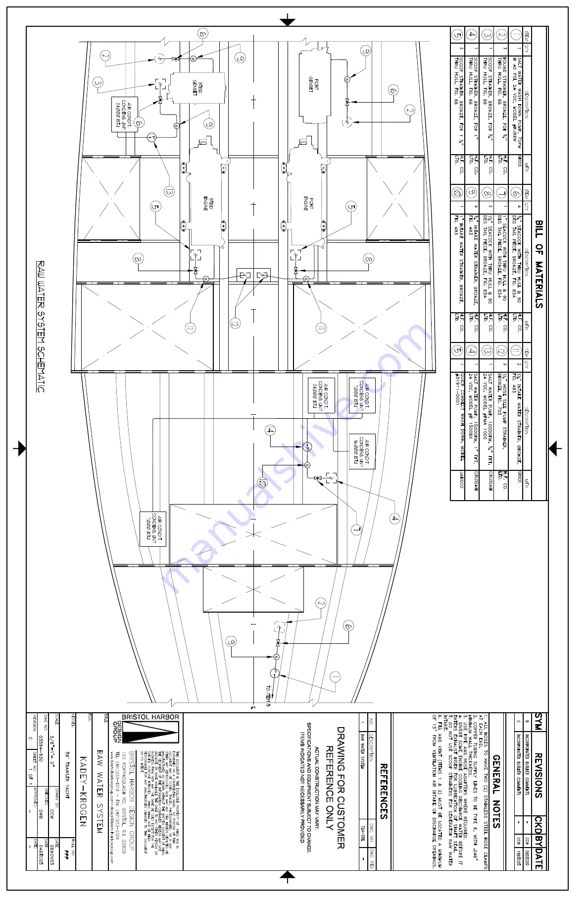 Kadey-Krogen Yachts 5814 Owner'S Manual Download Page 183