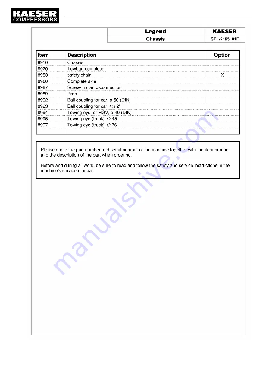 KAESER M26 Service Manual Download Page 158