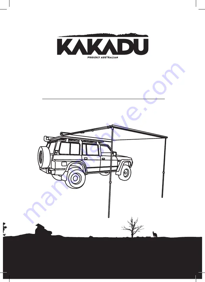 KAKADU BLOCKOUT 78 X 98 Owner'S Manual Download Page 1