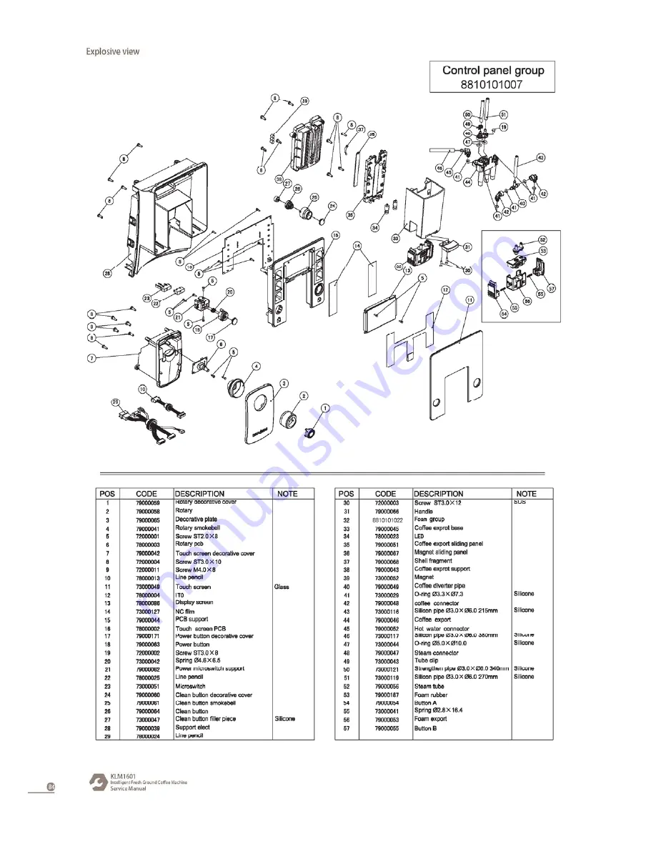 Kalerm KLM1601 Service Manual Download Page 87