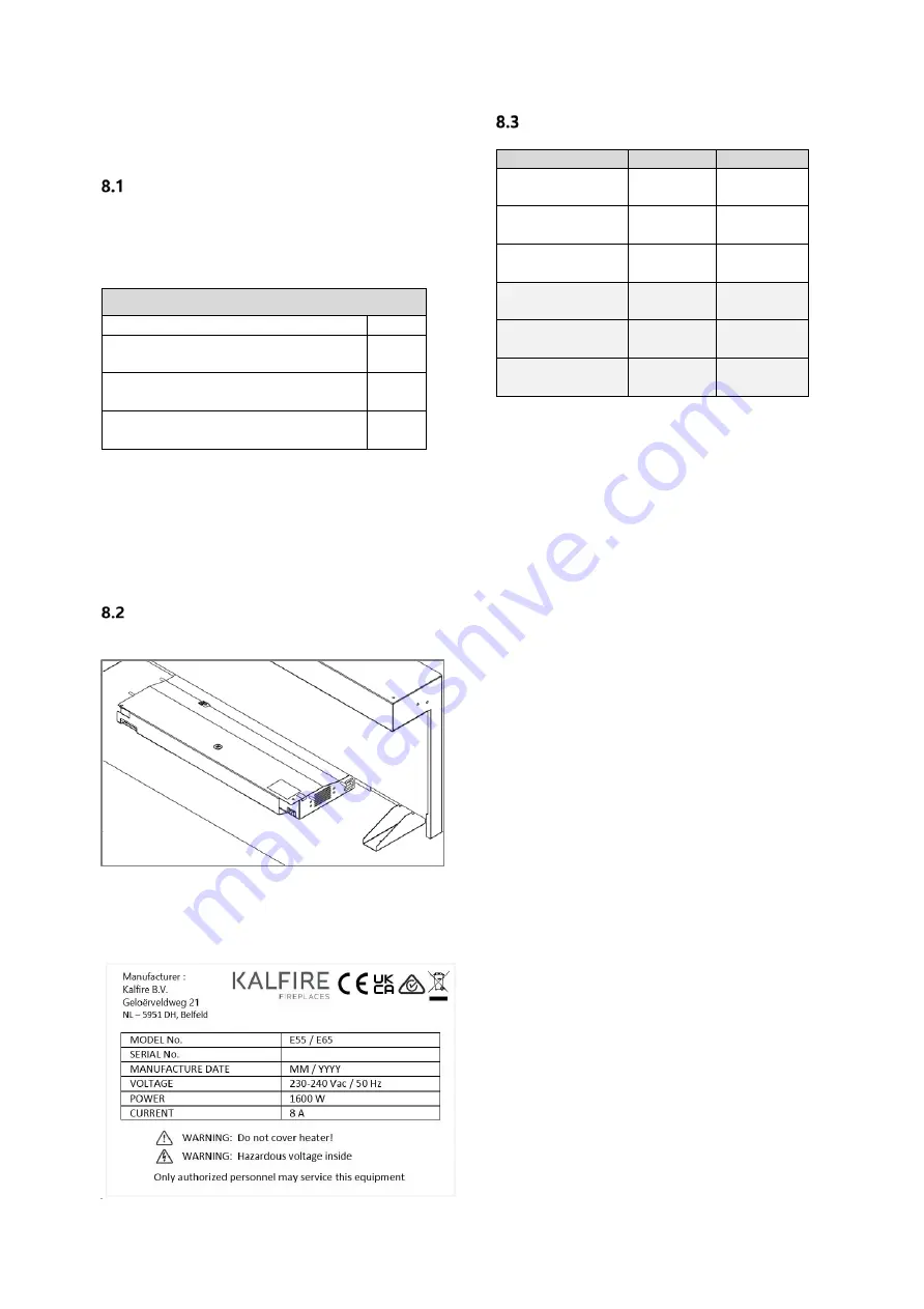 Kalfire E Series Installation And Operation Manual Download Page 24