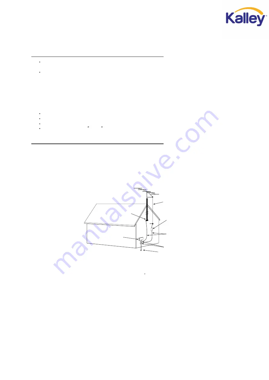 Kalley K-LED55FHDXST2 Service Manual Download Page 4