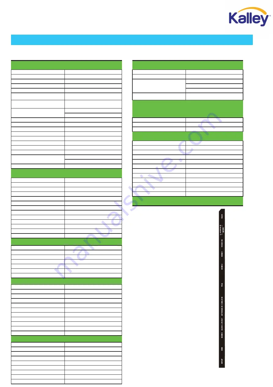 Kalley K-LED55FHDXST2 Service Manual Download Page 6