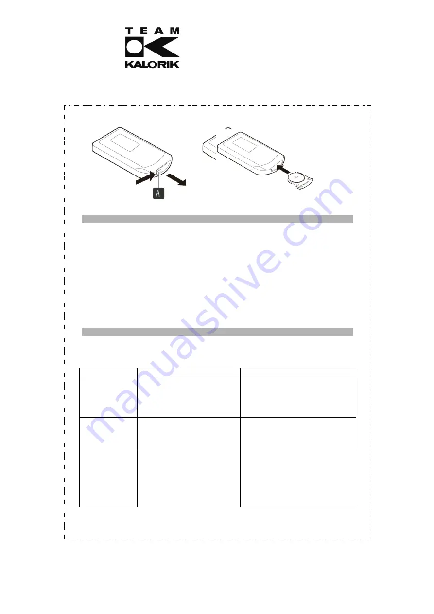 Kalorik TKG VT 2000 Operating Instructions Manual Download Page 14