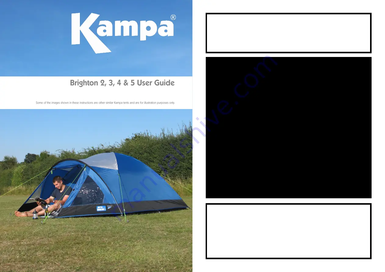 Kampa Brighton 2 Скачать руководство пользователя страница 1