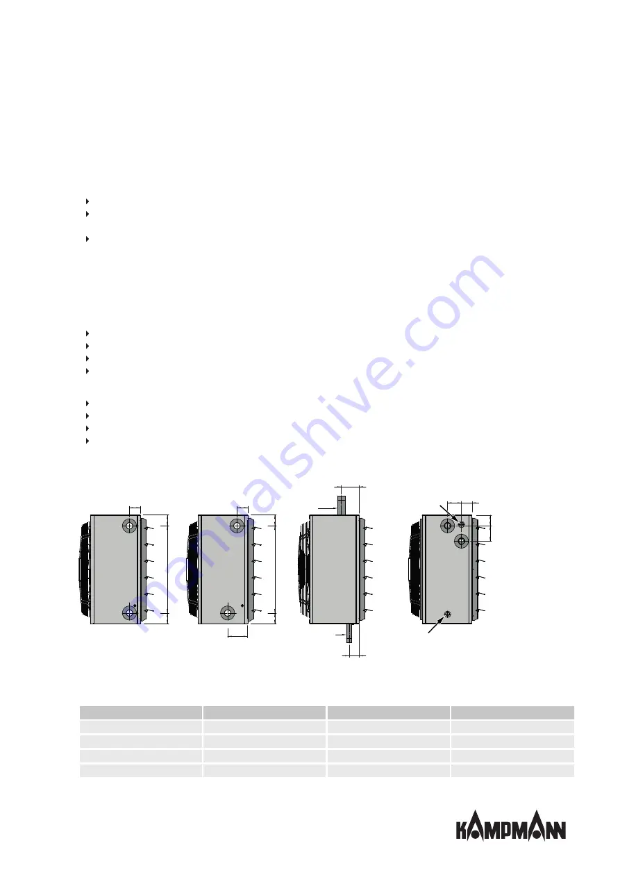 Kampmann TOP EX Series Assembly, Installation And Operating Instructions Download Page 21